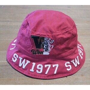 Disney Parks Star Wars Rebel and Empire Reversible Red & Black Bucket Hat Cap